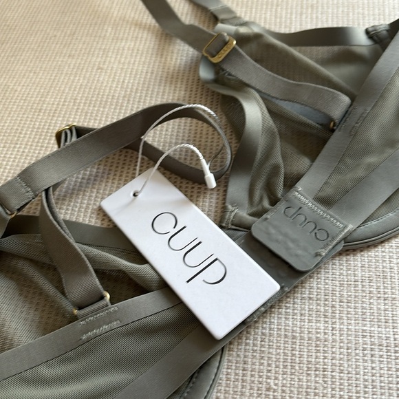 Cuup The plunge Bra size 32D mesh pyrite NWT - Picture 5 of 5